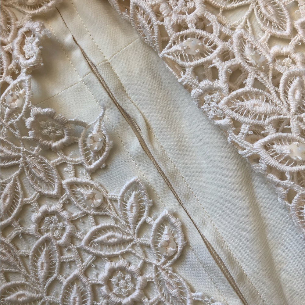 Handmade Ivory Lace Detailed Dress - Picture 9 of 13